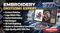 create embroidery patch digitizing files for custom patches and apparel