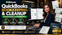do quickbooks bookkeeping, cleanup, reconciliation, and reports