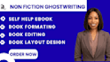 write self help ebook, self help book, ghostwriter, amazon KDP book writer