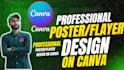 professional poster design on canva