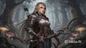 draw fantasy female, dnd illustration