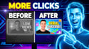 design high CTR youtube thumbnails to boost views and clicks