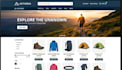 design a modern responsive ecommerce website