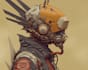 create detailed robot and alien character art