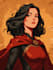 create epic comic style superhero character art