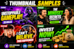 create high CTR youtube thumbnails