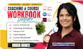 design fillable workbook PDF canva workbook coaching or course workbook