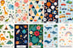 design seamless repeat vector patterns design