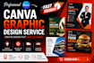 be your professional canva graphic designer