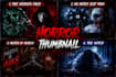 create professional horror youtube thumbnails that boost CTR