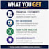 prepare financial statements with KPI dashboard and insights