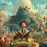 design a creative childrens book cover illustration