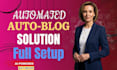 create wordpress autoblog news website, autopilot rss aggregator website design