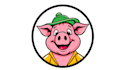 do unique funny pig mascot logo unlimited revision