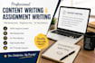 do professional content and academic writing