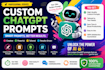 create custom chatgpt writting prompts