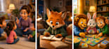 high quality 3d kids animation for fun and learning stories