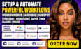 setup woocommerce airtable hubspot typeform workflow zapier n8n claude make