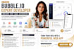 build bubble io website bubble app development bubble mvp saas zapier automation