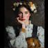 make artistic oil painting
