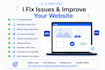fix HTML CSS tailwind bugs and responsive issues
