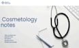 create professional cosmetology and medical notes