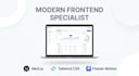 design and develop a premium nextjs or react web application