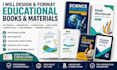 design educational textbook, manual, lesson plan, course curriculum, lead magnet