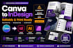 redesign,recreate convert canva to indesign, adobe illustrator, affinity publish