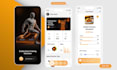 create fitness and diet planner mobile app UI design