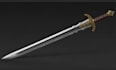 create 3d weapon from sword to gun or shield