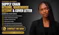 write a professional supply chain resume, and cover letter
