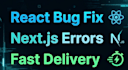 fix react next js bugs and frontend issues