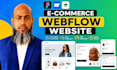 design and develop a responsive webflow ecommerce website