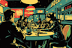 design comic book illustration, comic illustration
