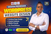 design hostinger wordpress website revamp wordpress website or blog website