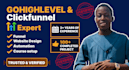 setup gohighlevel and clickfunnels sales funnel automation, workflows setup