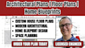 design modern house architectural plans, floor plans and home blueprints