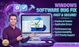 do windows software debug and installation