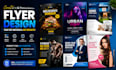 design a stunning flyer within 12 hours