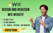 fix wix website bugs, mobile and responsive issues
