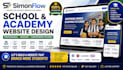 design school website, academy website, e learning website, lms, education web