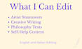 improve english for artists and creative writers