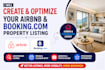 create and optimize your airbnb and bookingcom property