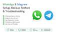 restore whatsapp backup setup telegram fix whatsapp issues