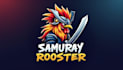 design a unique samurai rooster mascot logo 1 day