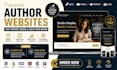 design author website book author website ebook website and author landing page