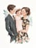 custom watercolor family portrait