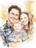 custom watercolor family portrait