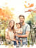 make watercolor family portrait